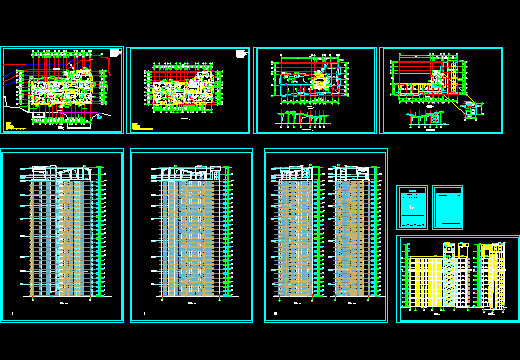 ����ĳ�߲�סլ����ʩ��ͼ