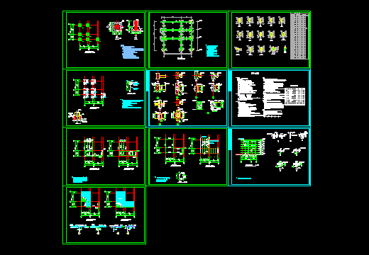 �����ܰ칫�ҽṹ���ʩ��ͼ