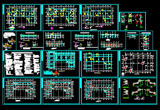 ܽṹۺϰ칫¥ʩͼֽ