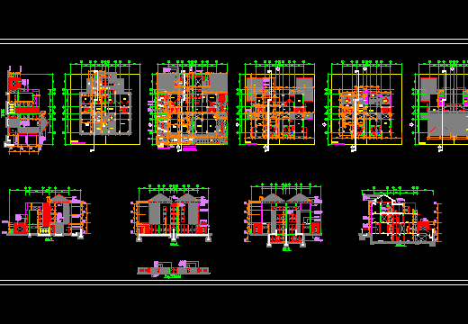 ˫ƴʩͼ(1121KB,dwg)