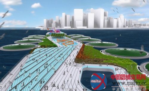 CityLAB:碳技术浮桥藻类公园设计