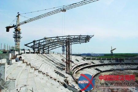 济宁版“鸟巢”初具规模