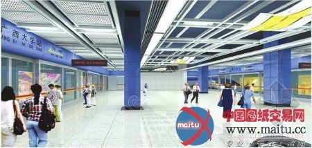 6月份南宁轨道交通1号线主体结构土方进行开挖