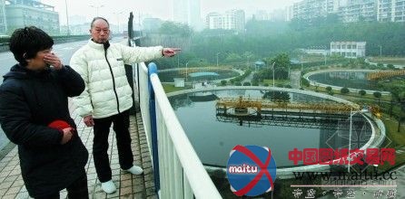 重庆江北污水厂排放臭气 附近房屋降价也难卖