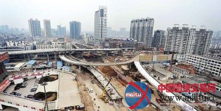 合肥裕溪路高架桥主体日前完工 春节正常施工