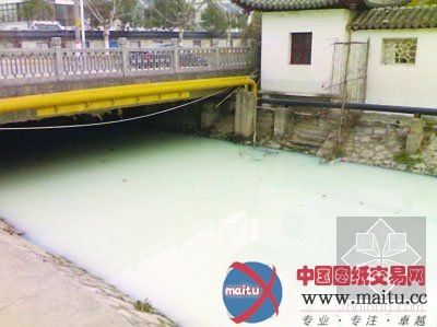 江宁:河道现神秘污水形似牛奶 环保局正调查