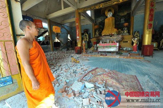 国家重点文物保护单位盈江县允燕塔震损严重