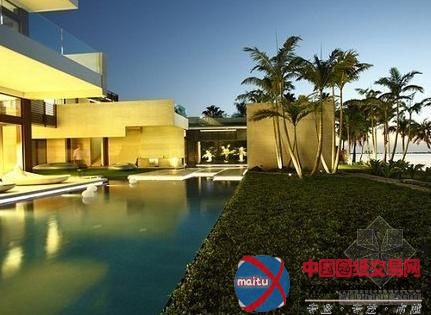 探迈阿密四亿概念豪宅 内部装饰奢华精美