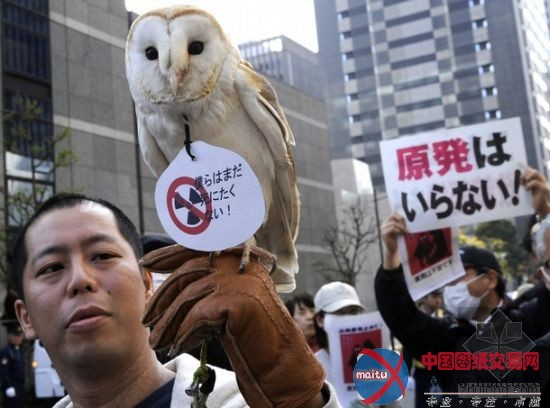 日本反核人士游行抗议核电站危害