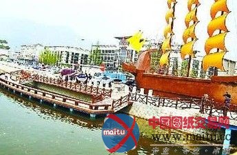 北京门头沟五条泄洪沟年内变城市景观河