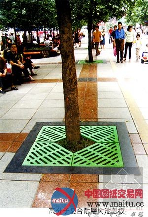 城市园林中多姿多彩的树池盖板