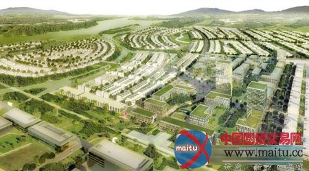 SOM设计越南岘港“金山”生态住区