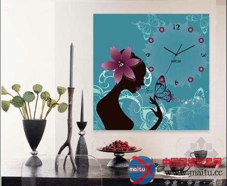 装饰画挂钟 个性单品造时尚家居