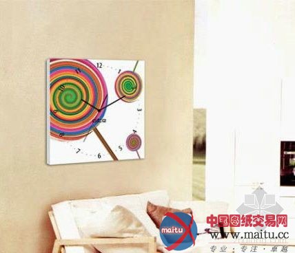装饰画挂钟 个性单品造时尚家居