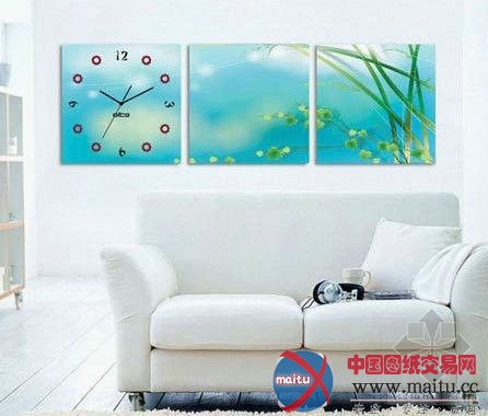 装饰画挂钟 个性单品造时尚家居