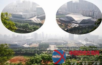 柳州体育中心几大场馆即将竣工