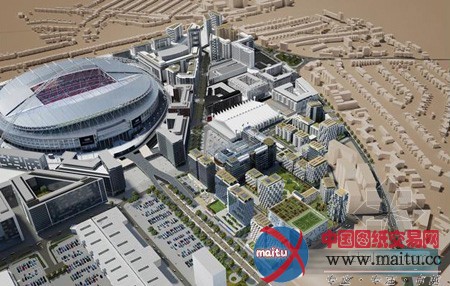 Make事务所的英国温布利城项目获批