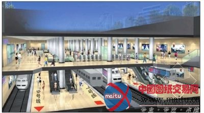 北京西站综合大厅改造后将与地铁9号线连通