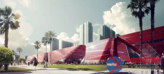 Mecanoo Architecten设计的深圳龙岗三馆及书城