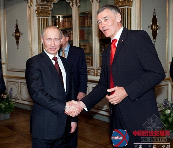 俄罗斯总理普京访问丹麦期间接见威卢克斯集团总载