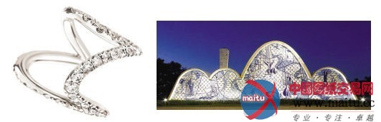 奥斯卡·尼迈耶玩跨界 设计的珠宝首饰