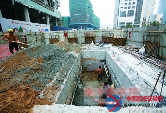 广州珠江新城地陷:填补新坑 修补旧坑