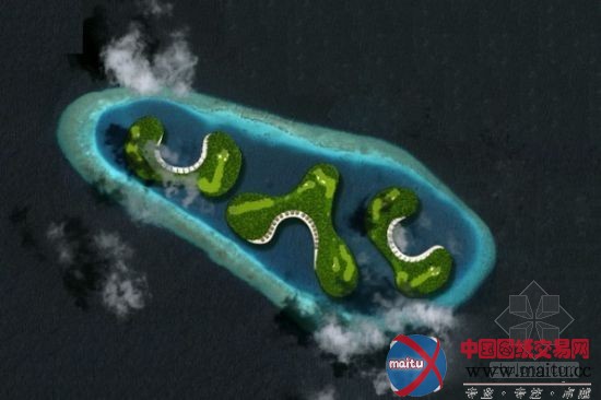 最昂贵球场浮出水面 印度洋漂浮球场耗5亿美元