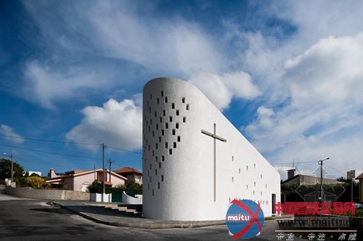 e|348建筑事务所设计葡萄牙Santa Ana’s Chapel in St. Mar小礼拜堂