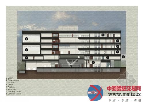 Gensler设计的美国德克萨斯州休斯顿芭蕾舞团舞蹈中心