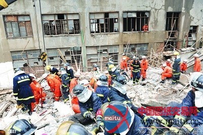 无锡一工地坍塌事故