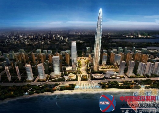 武汉全球第三高楼设计方案公布 SOM设计