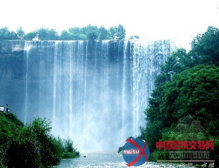 暑期观清凉之旅观瀑布美景