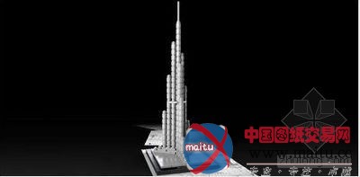 迪拜塔被制成乐高积木玩具