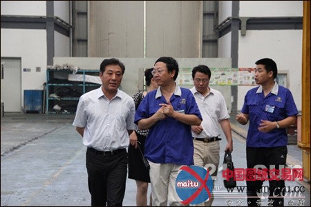 合肥工商业联合会汪达升到合锻参观交流