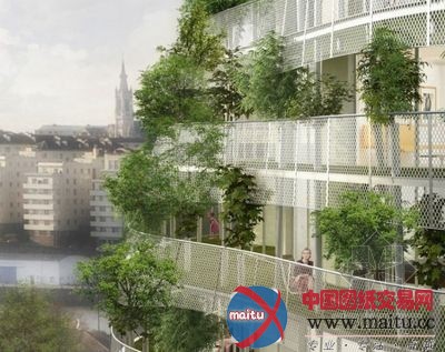 法国:表面将覆盖植物的环保大厦