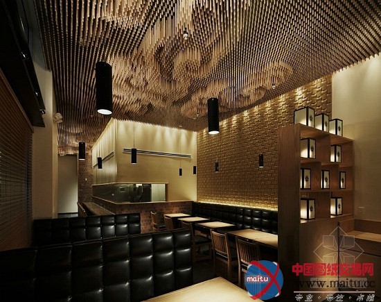 Tsujita LA餐厅的创意天花板