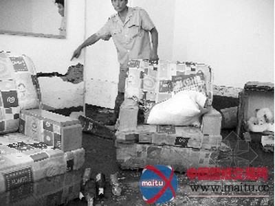 北京密云县洪水倒灌 排水渠存设计缺陷