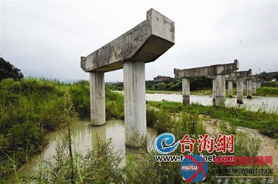 诏安一大桥6年仍未建成 疑资金短缺