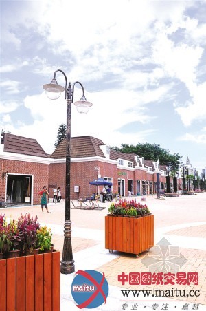 深圳中心区添新景观 花卉大排档变北欧风情小镇