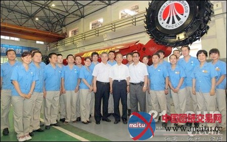 温家宝总理到西安煤矿机械有限公司视察