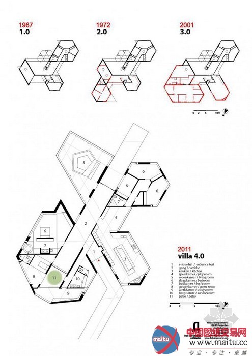 Dick van Gameren改建荷兰小住宅