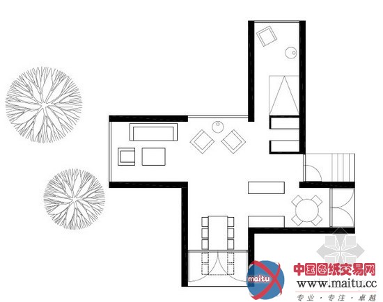 Avanto Architects设计的芬兰风车形别墅