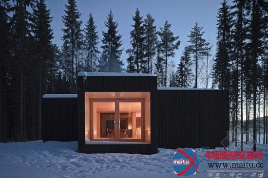 Avanto Architects设计的芬兰风车形别墅