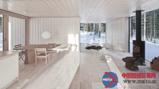 Avanto Architects设计的芬兰风车形别墅