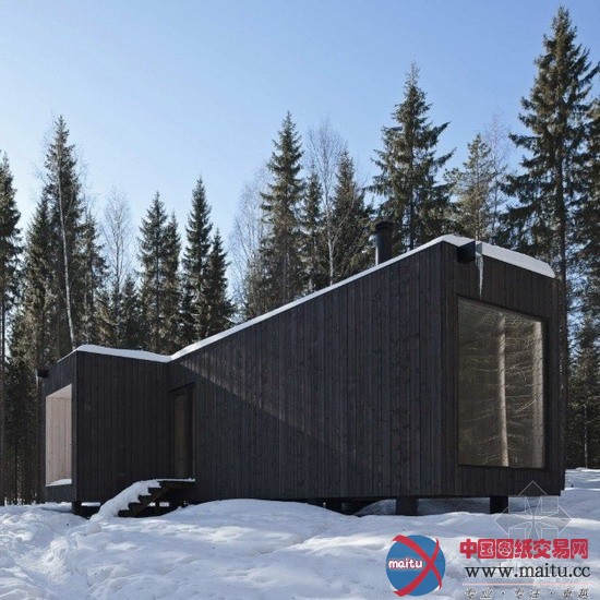 Avanto Architects设计的芬兰风车形别墅