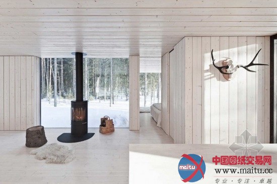 Avanto Architects设计的芬兰风车形别墅