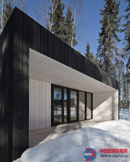 Avanto Architects设计的芬兰风车形别墅