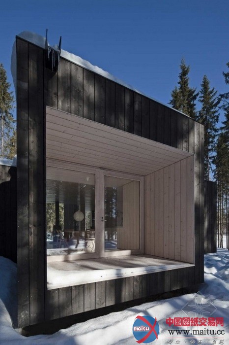 Avanto Architects设计的芬兰风车形别墅