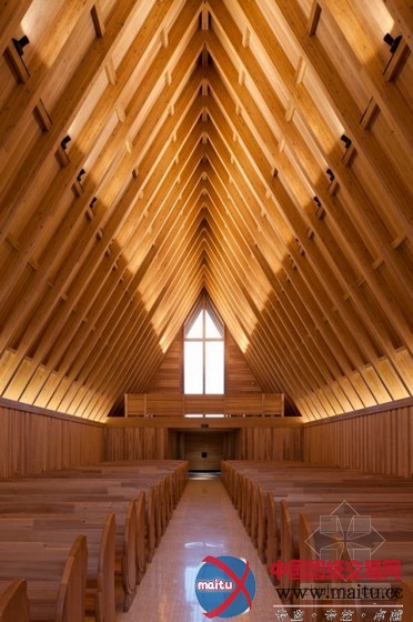 日本山设计工房设计的美丽洲教堂