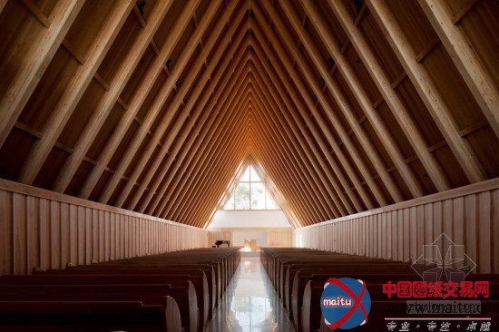 日本山设计工房设计的美丽洲教堂